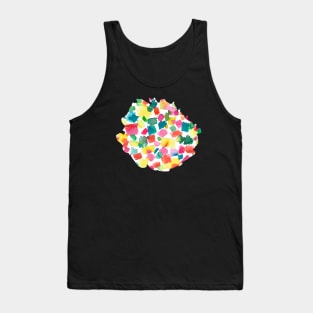 Abstract Brushstrokes Painting Spring Tank Top